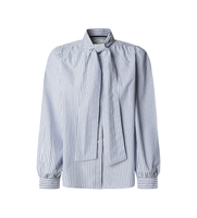 pepe jeans para mujer pl3051387 blusa aty azul s casual algodon clasico manga larga