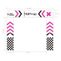 hqprop 5x5 puerta de carreras para drones carreras volar puerta cruzada para drones rc carreras fpv