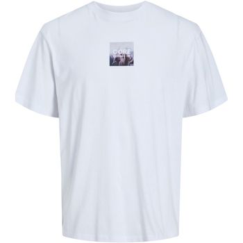 Jack & Jones Camiseta 12253423 JCOEDITION BERLIN TEE SS CREW NECK MARSHMALLOW para hombre
