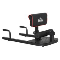 homcom 3-en-1 profundo sissy squat maquina equipo de sentadilla tablero supino multifuncional ayuda en cuclillas para abdominales   aosom espana