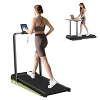 cinta de correr electrica plegable 2 en 1 inclinacion ajustable welltin negro