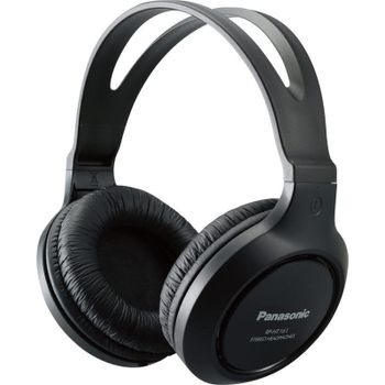 Auriculares Panasonic RP-HT161 con cable, conexión alámbrica, uso música, negros