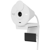 logitech brio 300 webcam fullhd blanco crudo
