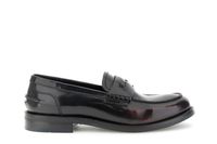 mocasines de piel envejecida bordeaux 40