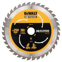 dewalt hoja de sierra circular 250x30 mm 36 dientes xr extreme runtime - dt99572