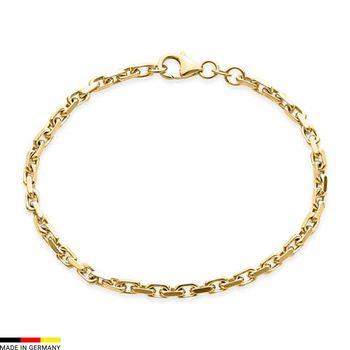 Cadena ancla de oro de 14 quilates con 3 mm de grosor