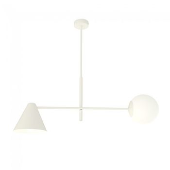 Lámpara de techo semra blanco (2 luces)