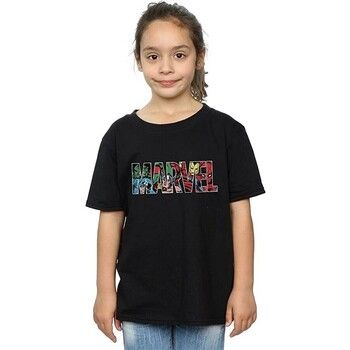 Marvel Camiseta Infill para niña