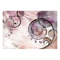 papel pintado 3d - pink rhapsody 250x175 cm