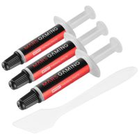 mars gaming mt0x3 kit 3x pastas termicas cpu alta conductividad termica 6wmk hasta 280c no conductiva con nanotecnologia aplicacion facil y uniforme con espatula y aplicador pack pasta