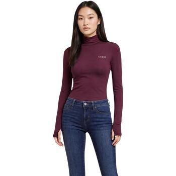 Guess Camiseta manga larga GRETA HIGH NECK LS K V6BP11 K6907 para mujer