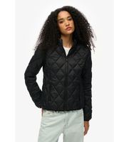 superdry para mujer w5011919a chaqueta diamond quilt fuji lite negro xs casual nylon