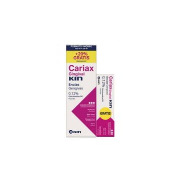 Cariax gingival pack enjuage 500ml + 100ml + pasta regalo 75ml