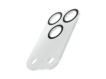 Protector cámara móvil - CellularLine CAMERA LENS, Para iPhone 17 Pro Max, Resistente a golpes y arañazos, Total protección