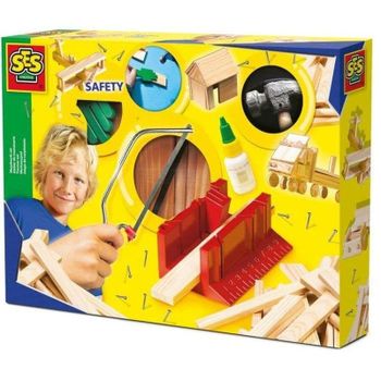 SES Creative Atelier de Carpintería Grande de Madera SES 29 piezas