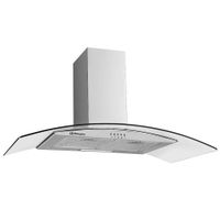 orbegozo ds 60190 in campana extractora decorativa 90 cm inox r motor 105w extraccion 3783 mh 3 niveles de potencia luz led 25w chimenea ajustable y 2 filtros de aluminio desmontables