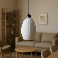 lampara colgante paval color blancofloron negrocable negro