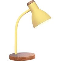 bel air home - lampara flexo de escritorio argos - diseno elegante amarillo
