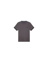camiseta fred perry ringer gris hombre