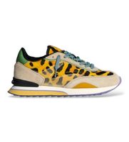 hoff para mujer 22603003 zapatillas de piel art amarillo 42 plano cordones casual