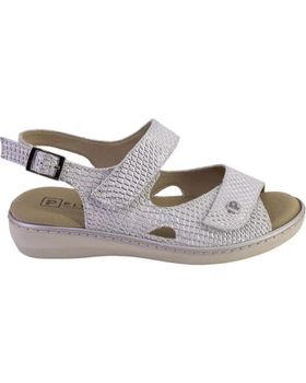 de PITILLOS 10300 SANDALIAS DE MUJER PIEL PLATA