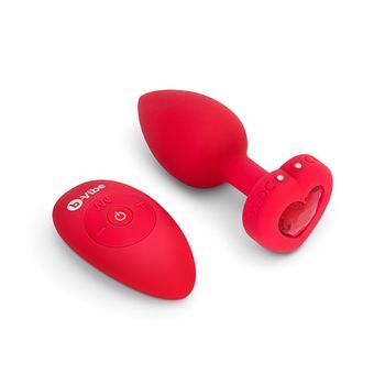Vibrador B-vibe Heart Rojo