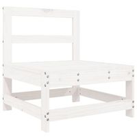 sofa central de jardin  sofa de exterior madera maciza de pino blanco
