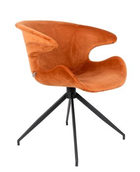 Silla de terciopelo dorado