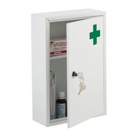 botiquin con cerradura blanco