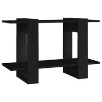 estanteriadivisor de espacios madera negro 80x30x51 cm