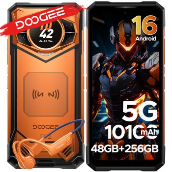 DOOGEE S200 Edición VIP - Versión Global, teléfono robusto 5G con Android 16, pantalla trasera AMOLED de 1.32