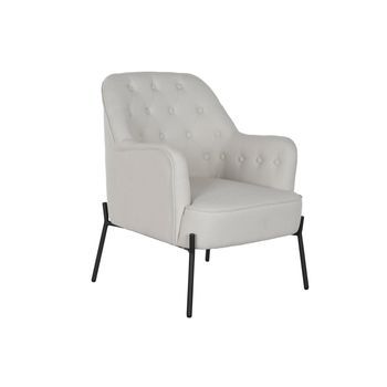 Sillon Poliester Metal 65x73x79,5 Beige