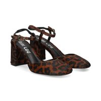 bibi lou zapatos de tacon alto mujer - marron talla 37