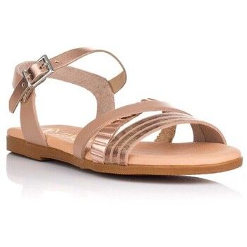 Janross Sandalias Sandalia dorada de piel para niña