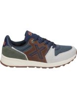 zapatillas para hombre munich 4151081 azul marino y marron 44