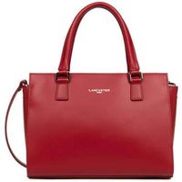 lancaster bolso de mano bolso de mano con cremallera m smooth carmin para mujer