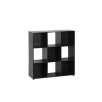 estanteria oren 9 compartimentos 11258602350 cm - negro mate