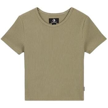 Converse Camiseta The Rib Crop para mujer
