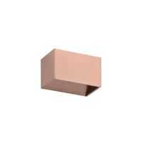 exo lighting - aplique de pared rett ip20 led 5w 450lm 3000k bronce