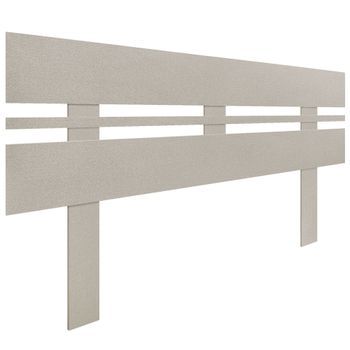Dhome Cabecero Espigas Beige 145cm Horizontal Estilo Ancho Con Patas Madera Reciclada Dm Herrajes Incluidos (145cm Horizontal Ancho, Espigas Beige)
