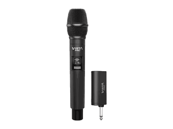 Micrófono - Vieta Party Mic 2, 20 20000 Hz, 12h Autonomía, USB-C, Jack 6.5 mm, Negro