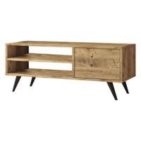 mueble tv efecto madera roble 110x40h44 cm