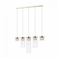 lampara colgante gem 5 luces