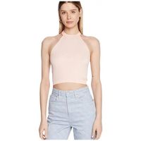 guess camiseta tirantes logo classic para mujer