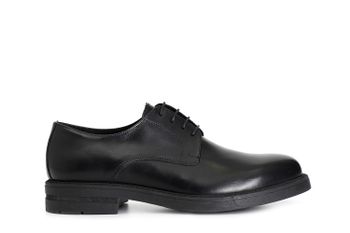 derby de piel para hombre. black