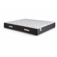 colchon 135x200 cm muelles ensacados y viscoelastica premium de 27 cm altura firmeza media alta - reversible transpirable y antiacaros