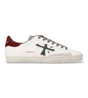 premiata para hombre steven zapatillas de piel steven blanco 43 plano cordones casual