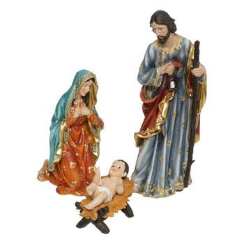 Lote De 3 Santones Jesús María José H.60cm