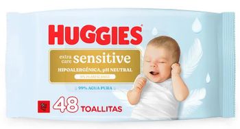 Huggies Extra Care Sensitive Toallitas 48 uds