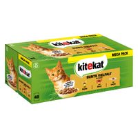 kitekat en bolsitas 96 x 85 g  100 g - pack mixto en salsa